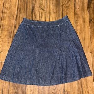 Ann Taylor Blue A-Line Skirt